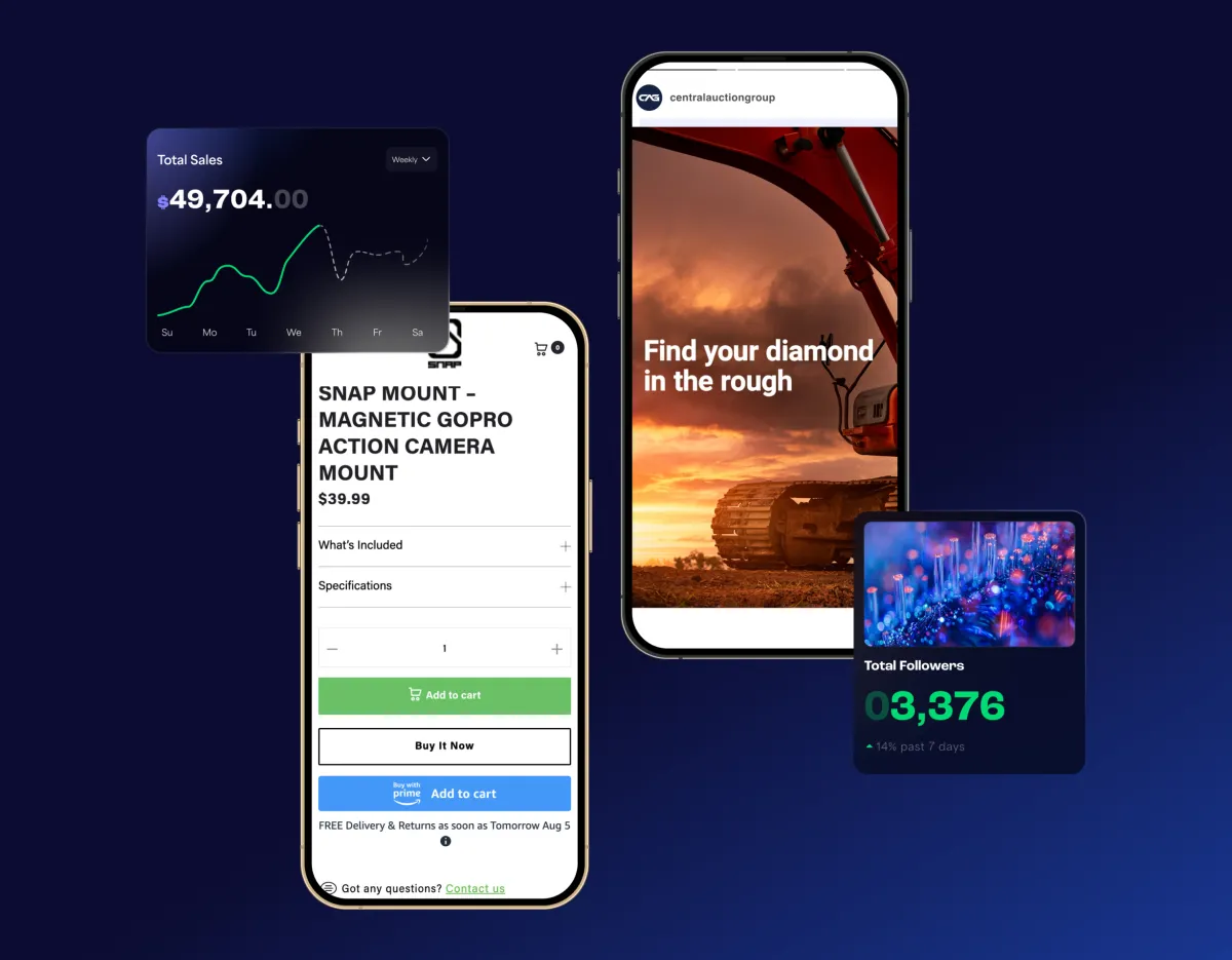 BlueTuskr e-commerce marketing work
